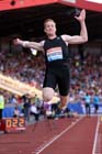 Greg Rutherford (GB), long jump at the IAAF Diamond League, Birmingham.